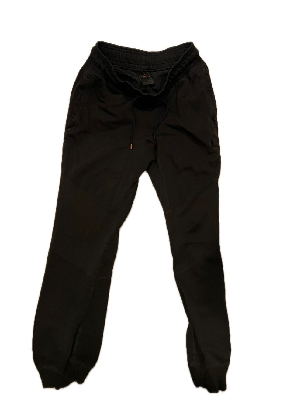 Nike Jordan Black Cuffed Ankle Sweatpants Mens Small